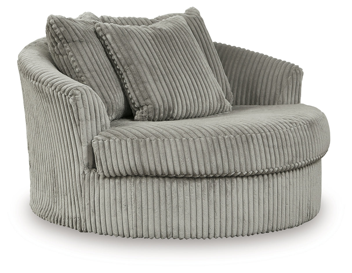 Lindyn Oversized Swivel Accent Chair