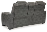 Next-Gen Durapella Power Reclining Loveseat with Console