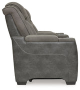 Next-Gen Durapella Power Reclining Loveseat with Console