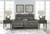 Next-Gen Durapella Power Reclining Loveseat with Console