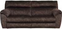 Catnapper Sedona Power Headrest Lay Flat Reclining Sofa Mocha