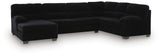 SimpleJoy 3-Piece Sectional with Chaise