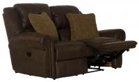 Catnapper Pickett Rocking Reclining Loveseat Walnut