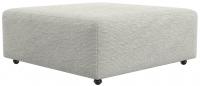 Catnapper Majesty Castered Cocktail Ottoman White