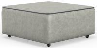 Catnapper Nico Castered Cocktail Ottoman Silver