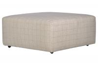 Catnapper Justine Castered Cocktail Ottoman Wheat