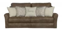 Catnapper Justine Lay Flat Reclining Sofa Burlap