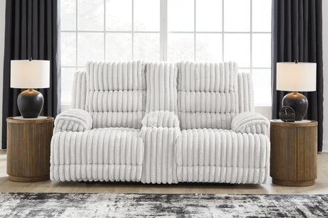 Rhines Falls Power Reclining Loveseat with Console