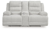 Rhines Falls Power Reclining Loveseat with Console