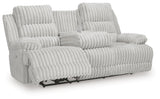 Rhines Falls Power Reclining Sofa with Drop Down Table