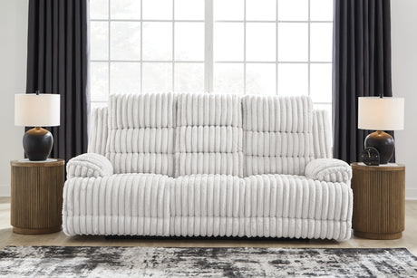 Rhines Falls Power Reclining Sofa with Drop Down Table