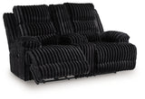 Rhine Falls Power Reclining Loveseat with Console