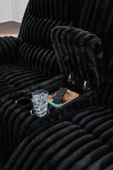 Rhine Falls Power Reclining Loveseat with Console