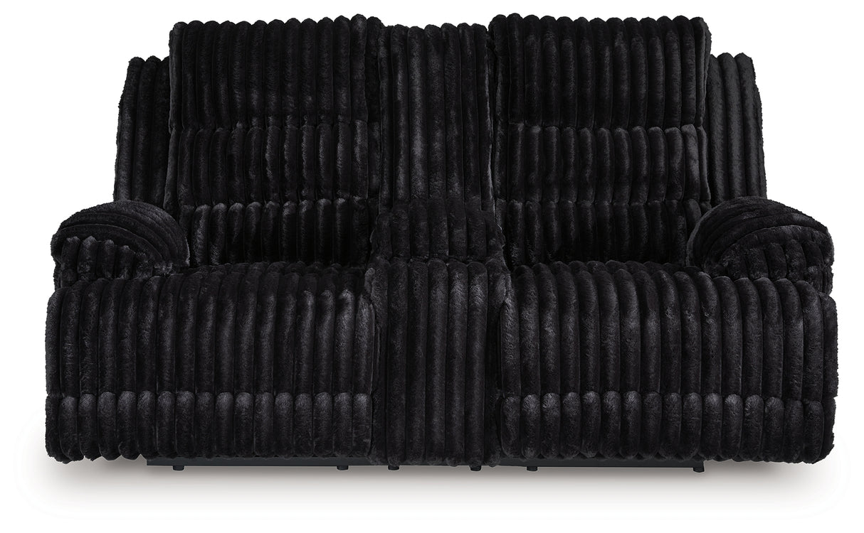 Rhine Falls Power Reclining Loveseat with Console