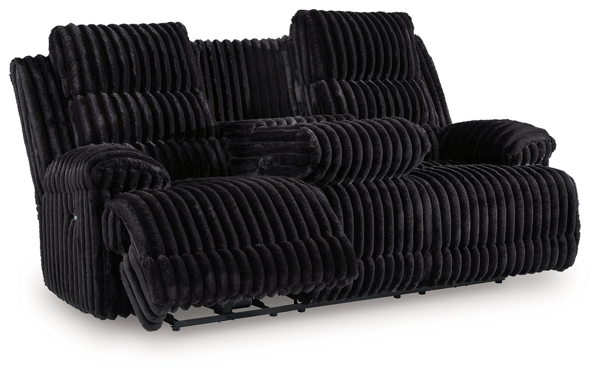Rhine Falls Power Reclining Sofa with Drop Down Table