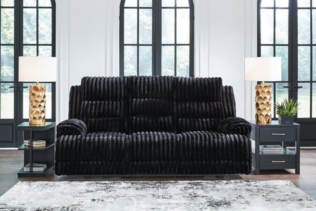 Rhine Falls Power Reclining Sofa with Drop Down Table