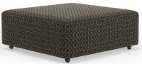 Catnapper Royster Castered Cocktail Ottoman Walnut