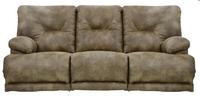 Catnapper Voyager "Lay Flat" Recl Sofa w/3x DDT Brandy