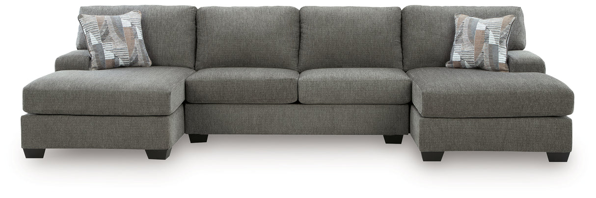 Clarington 3-Piece Sectional with Double Chaise