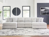 Cuddle Plush 4-Piece Sectional with Chaise