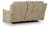 Next-Gen Durapella Power Reclining Loveseat with Console