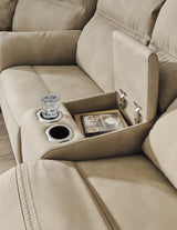 Next-Gen Durapella Power Reclining Loveseat with Console