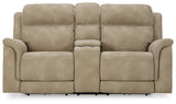 Next-Gen Durapella Power Reclining Loveseat with Console