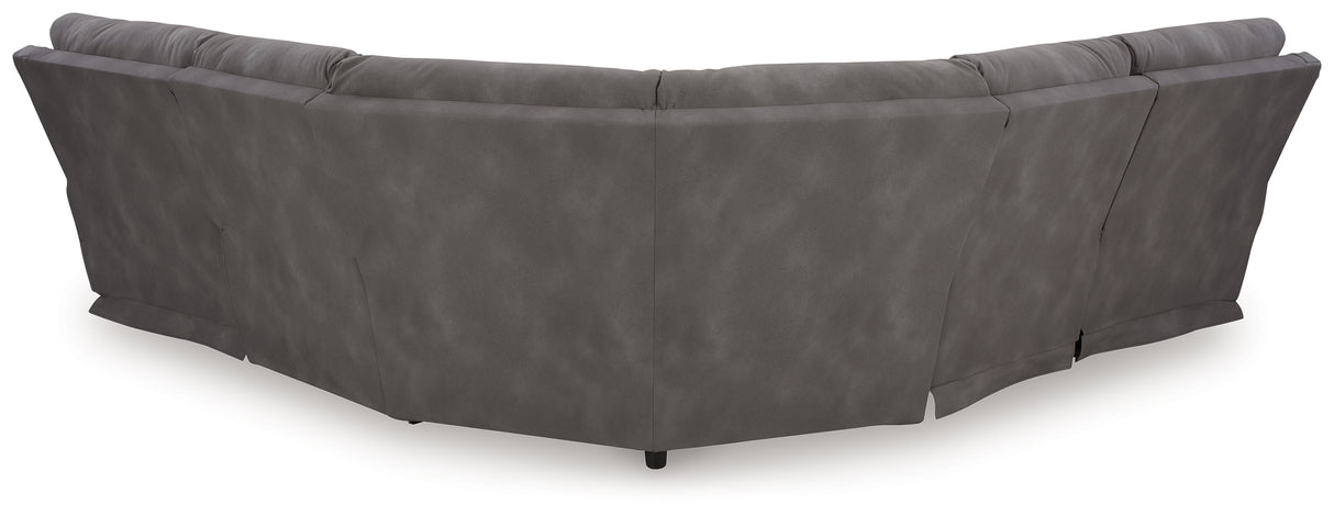 Next-Gen Durapella 5-Piece Power Reclining Sectional