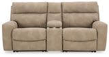 Next-Gen Durapella 3-Piece Power Reclining Sectional Loveseat with Console