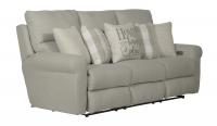 Catnapper Westport Power Lay Flat Reclining Sofa Cement