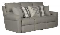 Catnapper Westport Power Lay Flat Reclining Sofa Metal