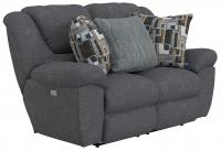 Catnapper Trifecta Power Reclining Loveseat Smoke