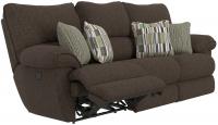Catnapper Lenny Power Lay Flat Reclining Sofa Chocolate
