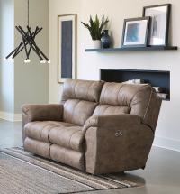 Catnapper Hollins Power Reclining Loveseat Coffee