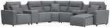 Modmax II 7-Piece Power Reclining Sectional with Chaise and Audio System