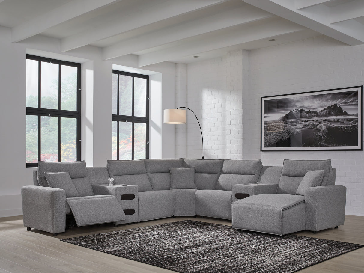Modmax II 7-Piece Power Reclining Sectional with Chaise