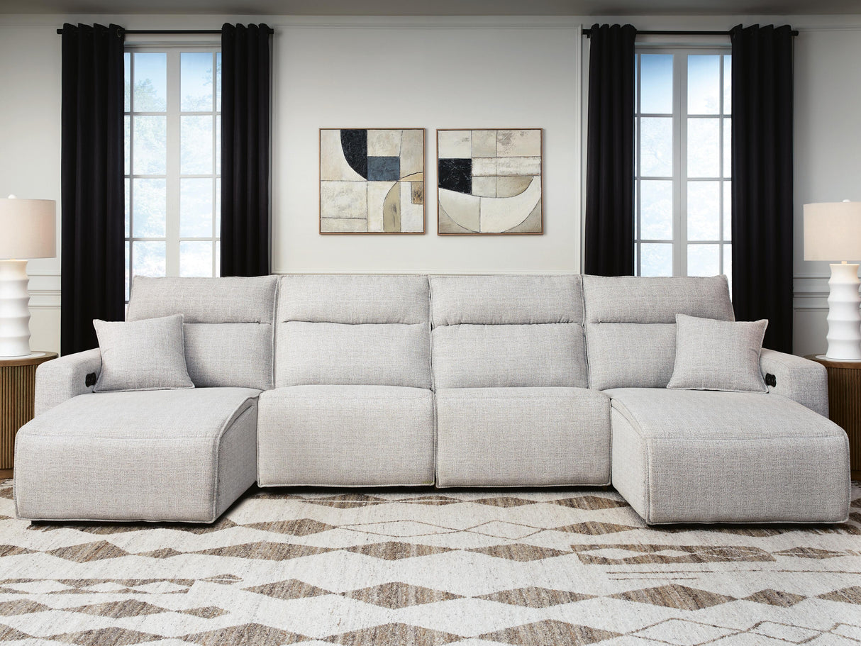 Modmax II 4-Piece Reclining Sectional with Double Chaise