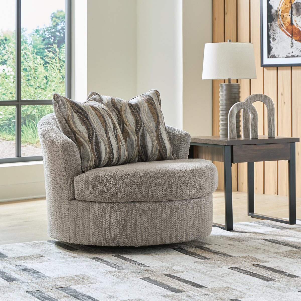 Lofwood Swivel Accent Chair
