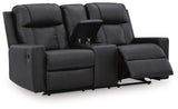Mackmenville Reclining Loveseat with Console