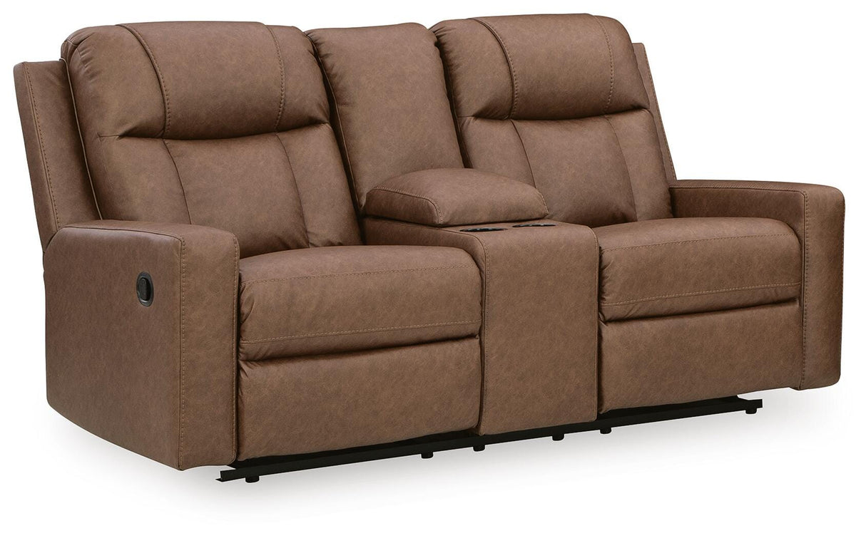 Mackmenville Reclining Loveseat with Console