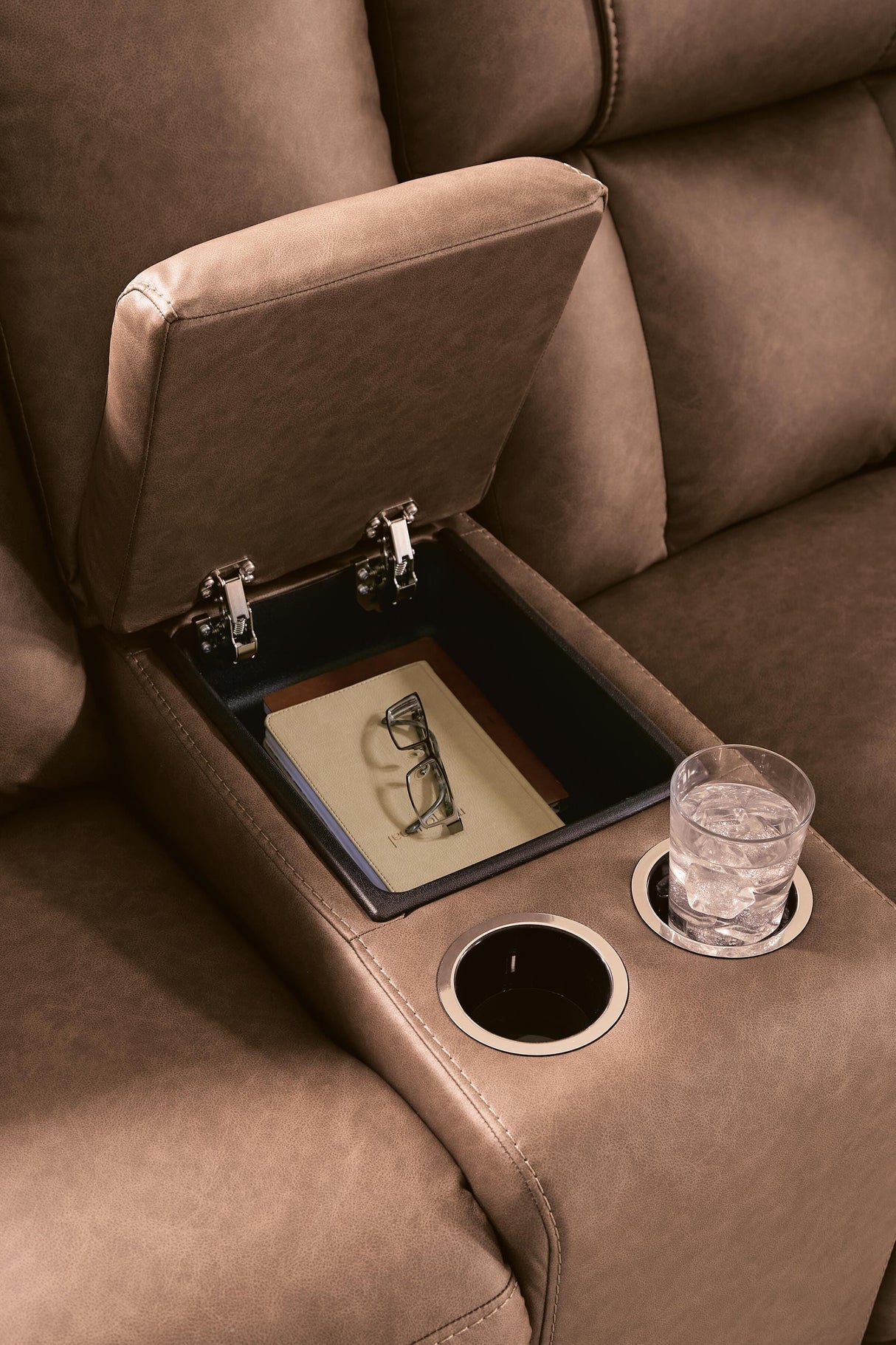 Mackmenville Reclining Loveseat with Console