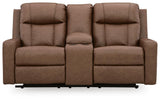 Mackmenville Reclining Loveseat with Console