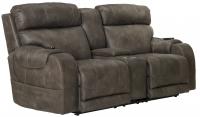 Catnapper Serenity Power Headrest Power Recl Console LVST w/CR3 Heat/Massage/Lumbar Steel