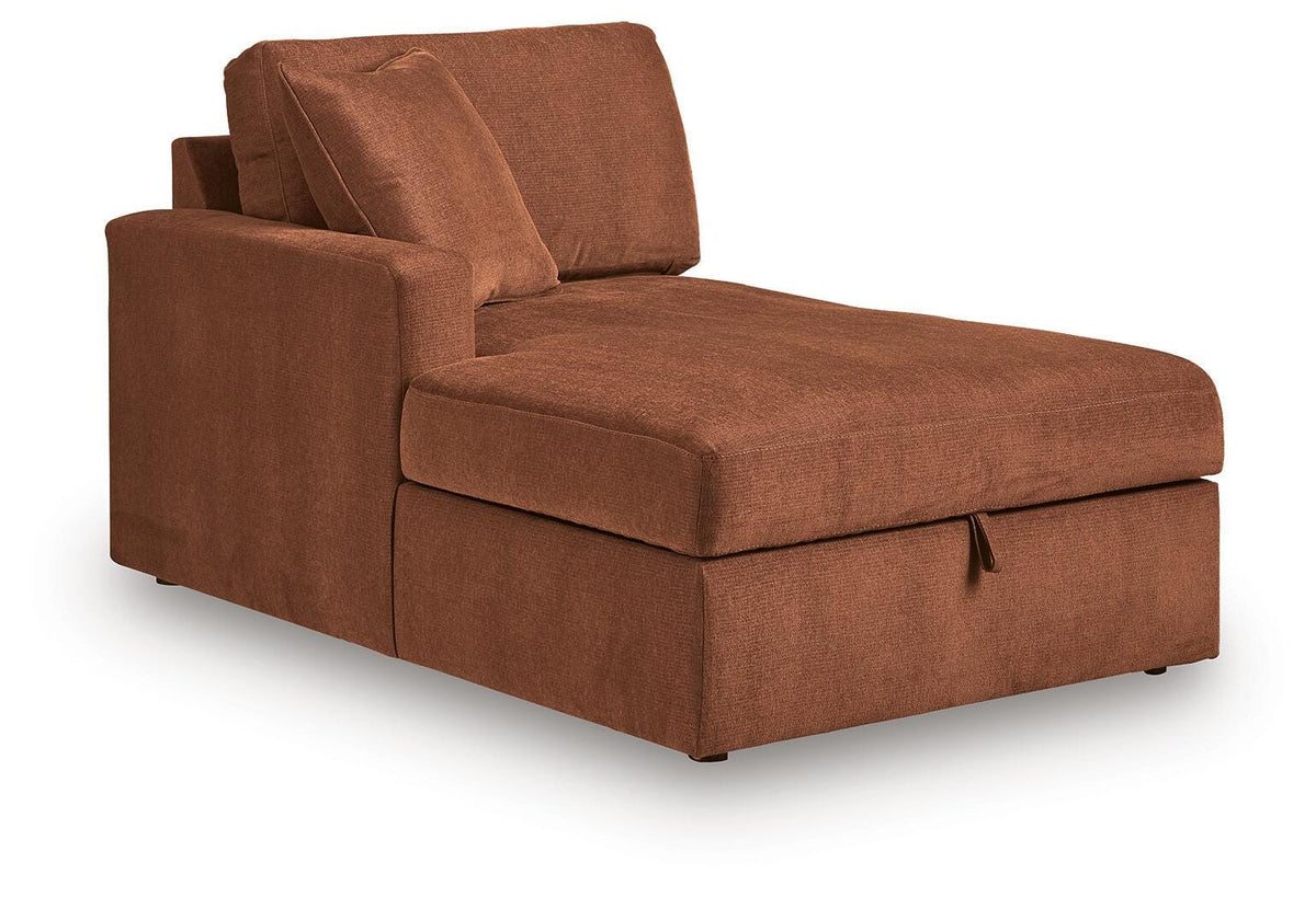 Modmax 8-Piece Sectional with Storage Chaise and Audio Consoles