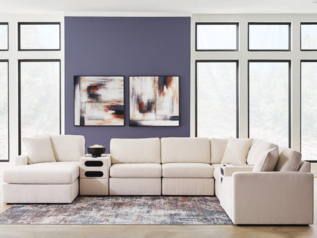 Modmax 8-Piece Sectional with Storage Chaise and Audio Consoles