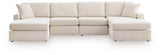 Modmax 4-Piece Double Storage Chaise Sectional