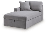 Modmax 8-Piece Sectional with Storage Chaise and Audio Consoles