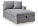 Modmax 8-Piece Sectional with Storage Chaise and Audio Consoles