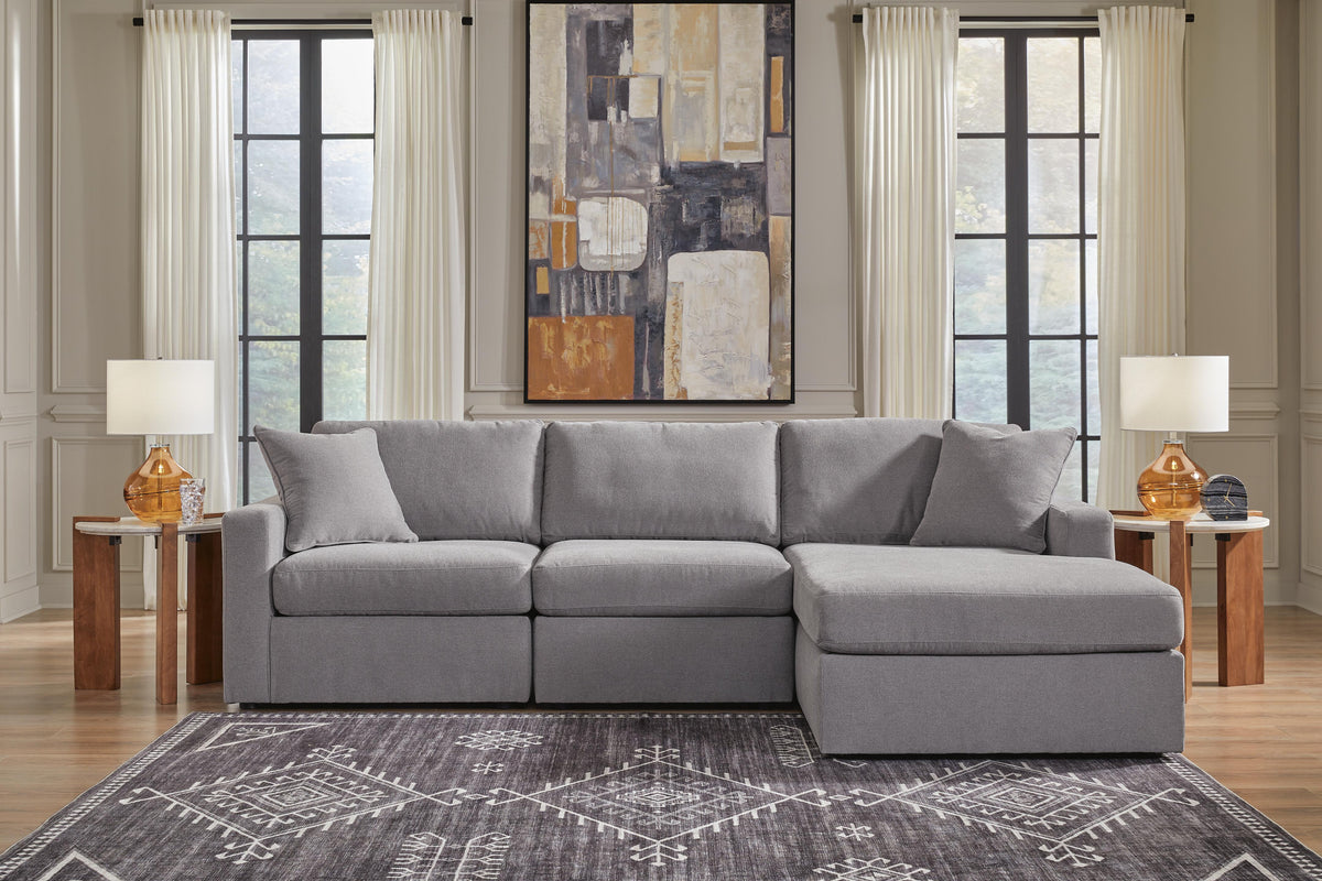 Modmax 3-Piece Sectional Sofa Storage Chaise