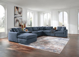 Modmax 8-Piece Sectional with Storage Chaise and Audio Consoles
